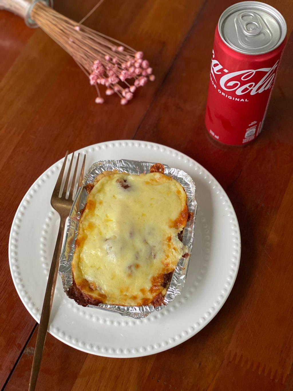 Empadão de Camarão com tampa de queijo