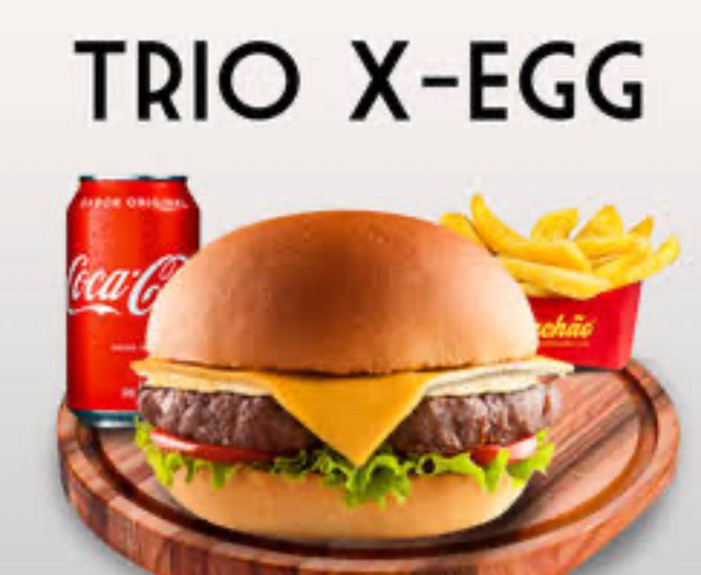 X EGG + COCA COLA 350ML + BATATA