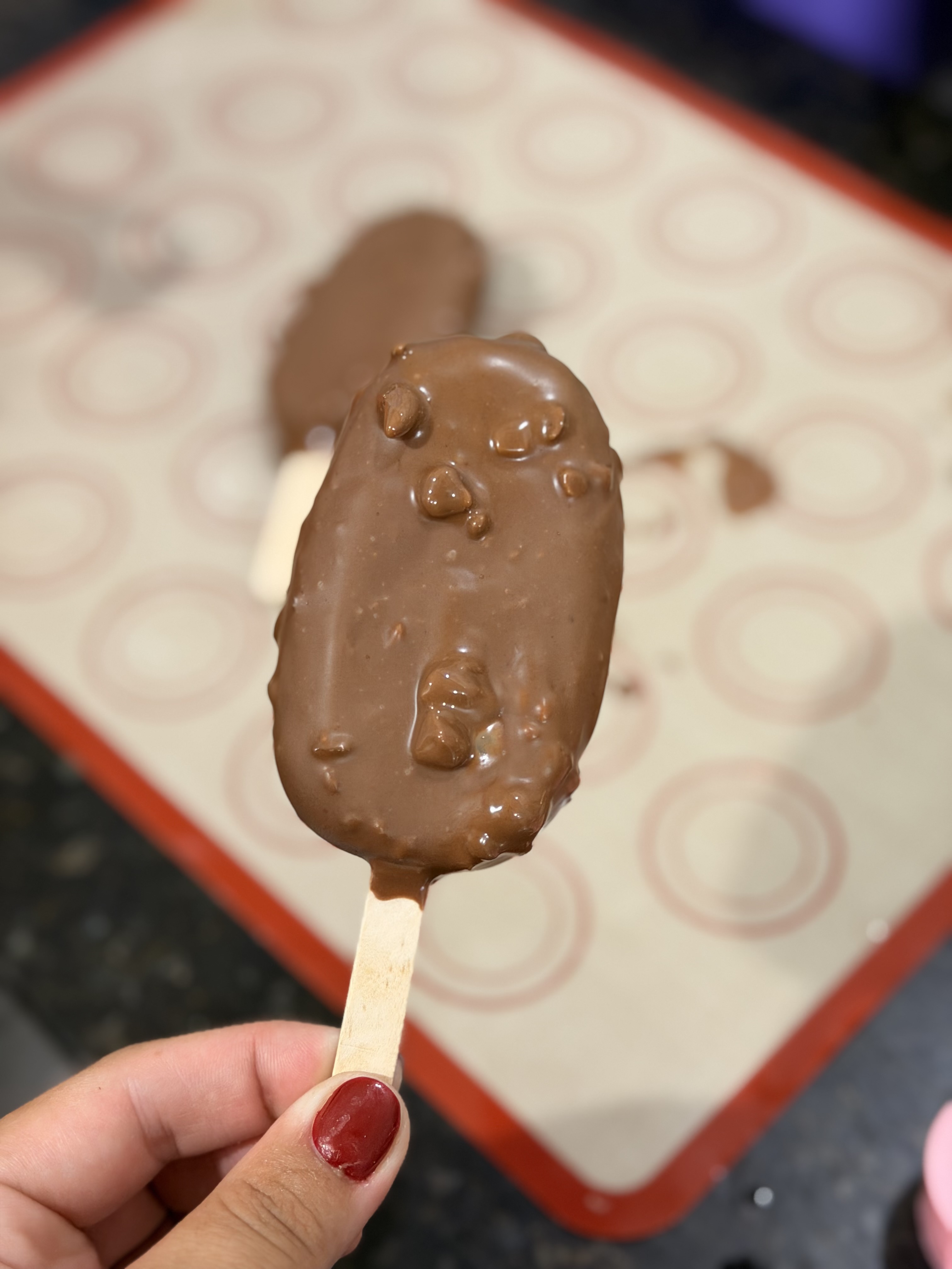 Picolé de Ferrero Rocher