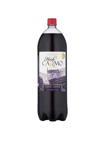 VINHO TINTO SUAVE MONTE CARMO 2L