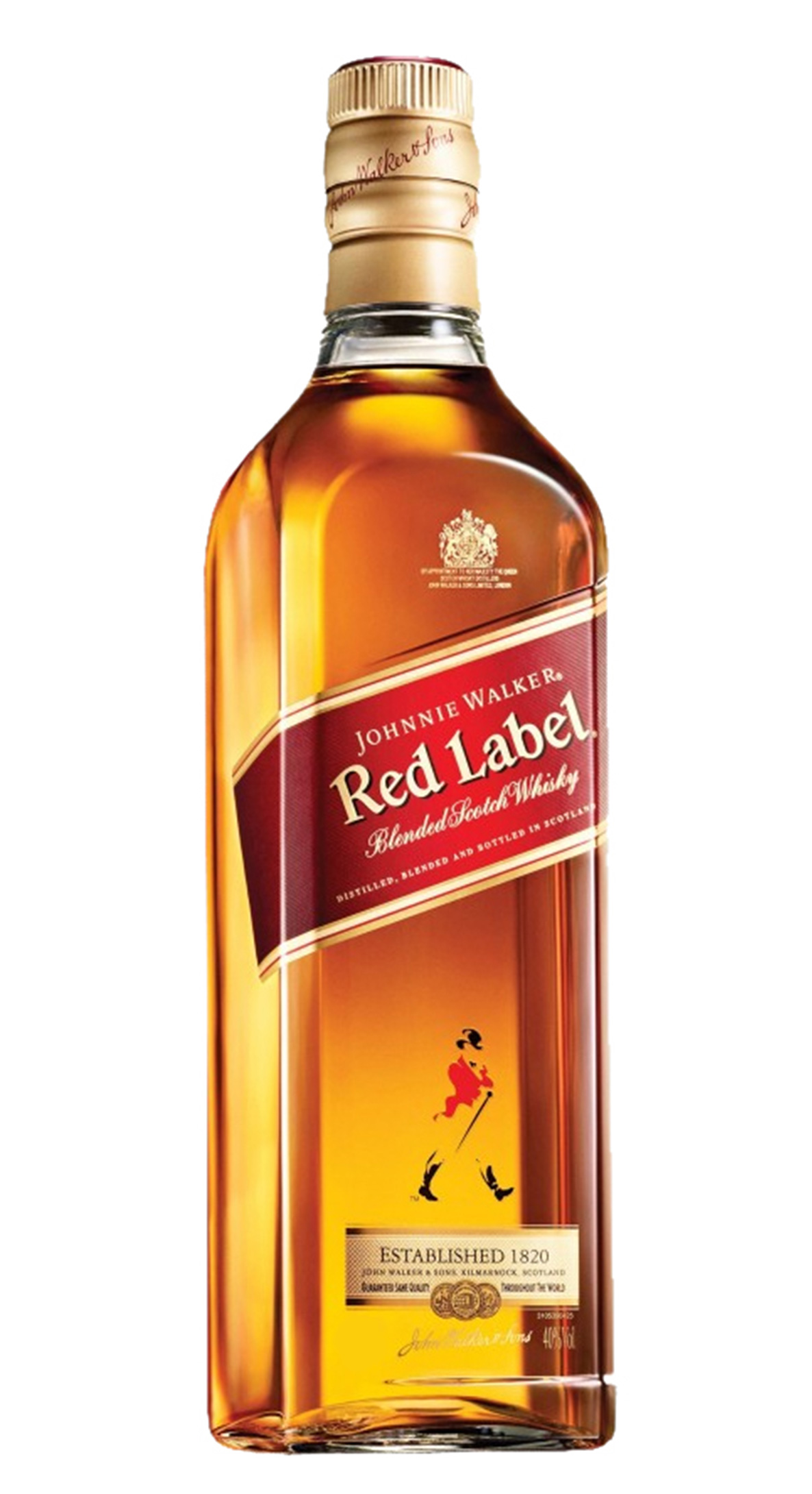 WHISKY JOHNNIE WALKER BLACK LABEL 1L