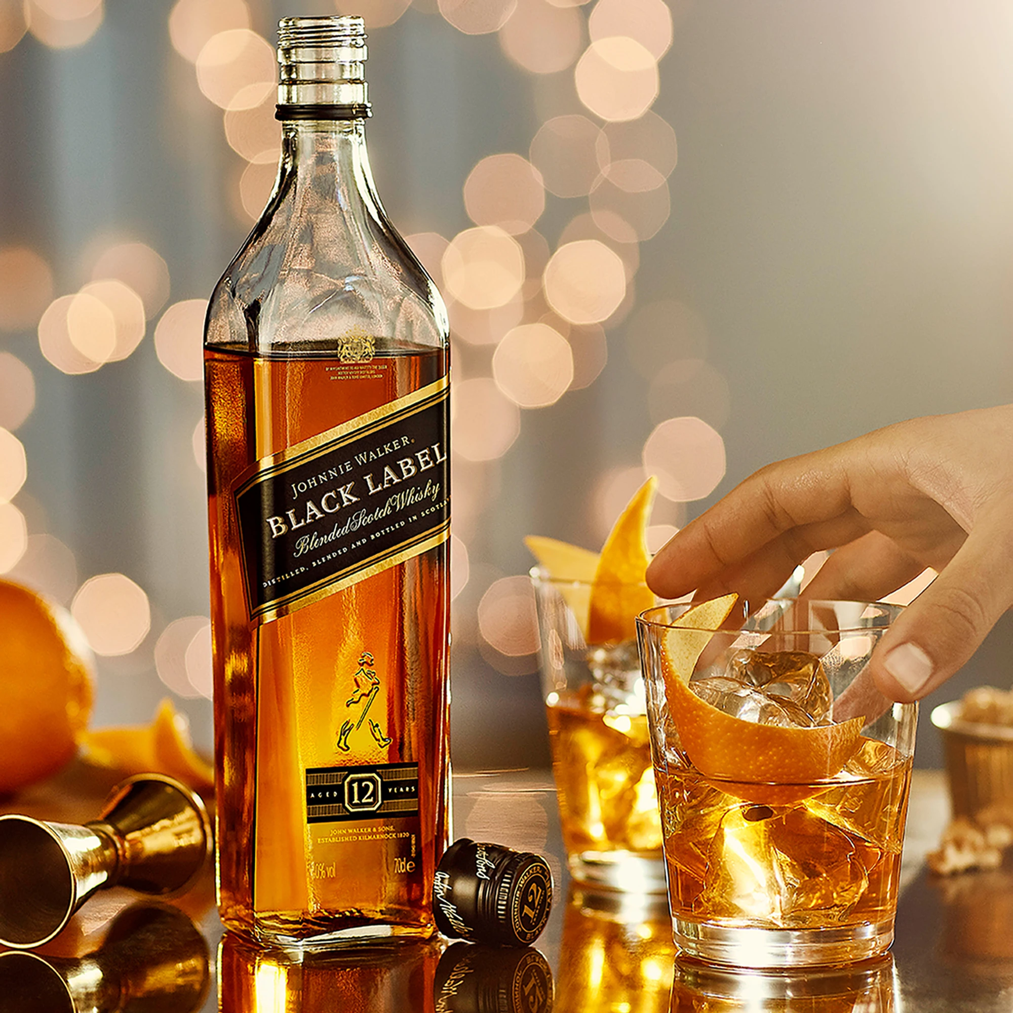 WHISKY JOHNNIE WALKER BLACK LABEL 750ML
