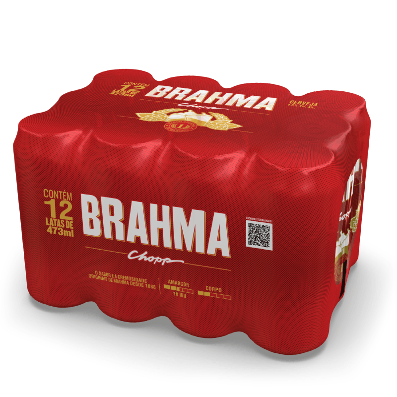 BRAHMA 473 ML C/12 QUENTE