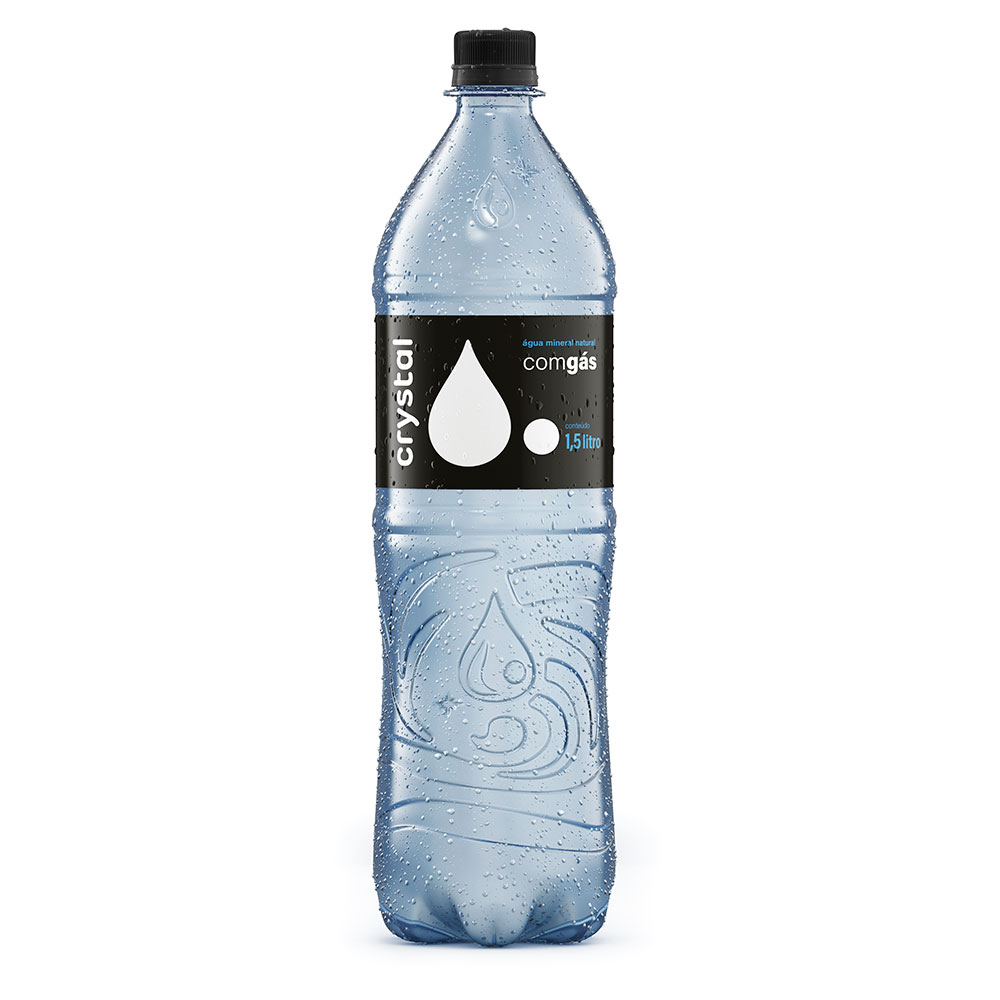 AGUA CRYSTAL COM GAS 1,5L