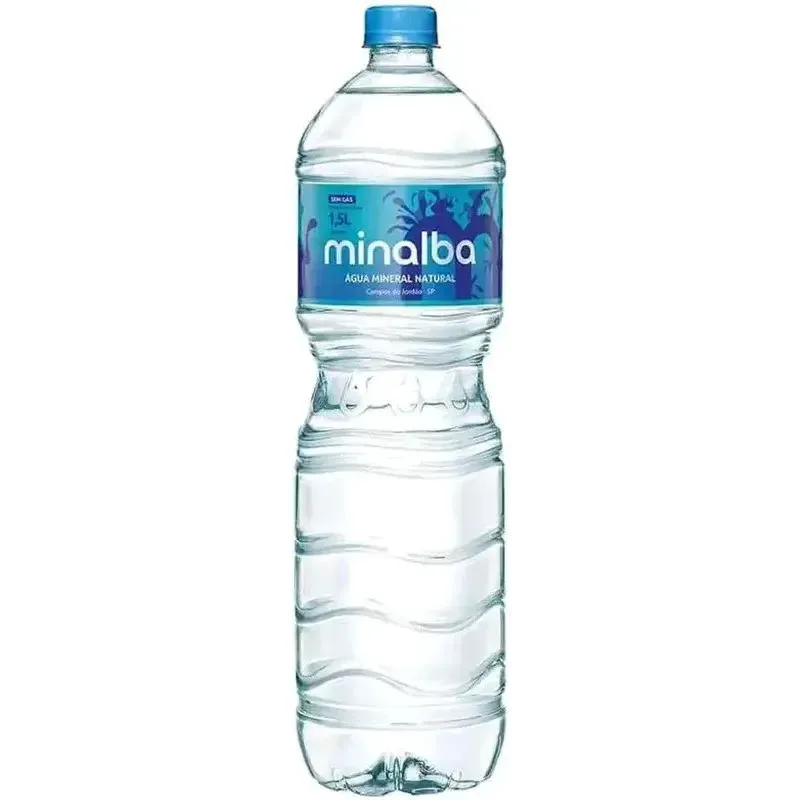 AGUA MINALBA COM GAS 1,5L