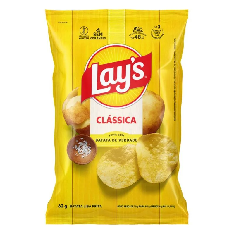 BATATA LAYS 62G